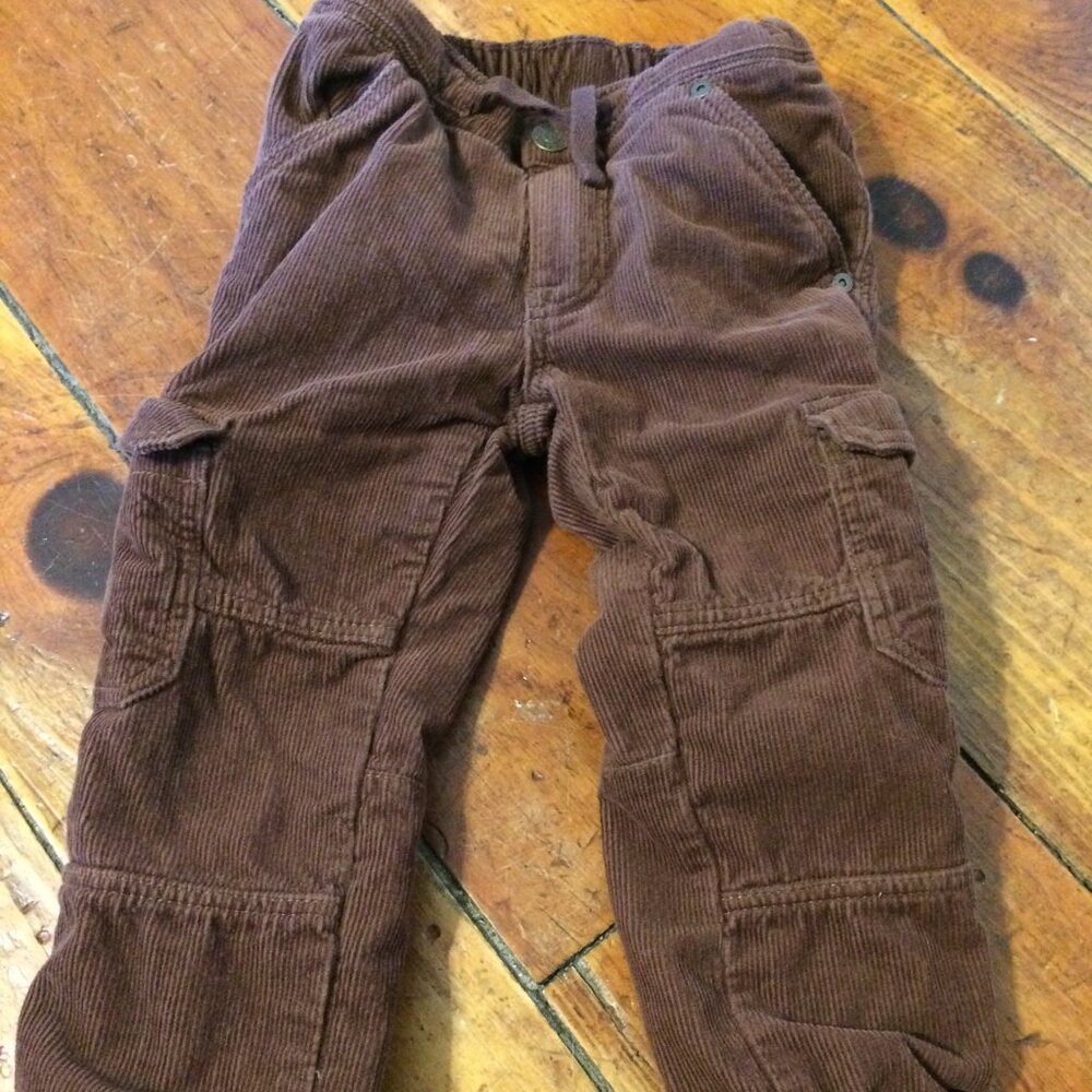 Polarn O Pyret lined corduroy cargo pants